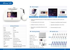 Máquina de Tatuaje Eléctrica Digital Profesional para Maquillaje Permanente de Cejas, Delineador de Ojos, Labios y Cuero Cabelludo - Product Image 5