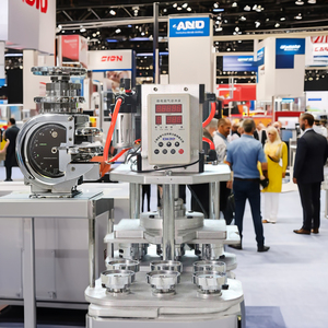 TOP Selling <strong>Button</strong> Making Machine 25 32 37 44 50 56 58 75mm 6pcs Round Mould Pneumatic <strong>Button</strong> <strong>Maker</strong> Automatic Pin Badge <strong>Maker</strong> - Product Image 5