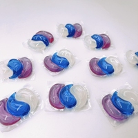 Capsules de lessive tout-en-un bio non biologiques à la lavande et à la camomille, couleur originale, avec un pouvoir nettoyant en profondeur