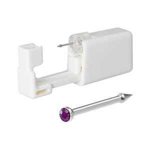 Pistolet de perçage nasal jetable transfrontalier en tungstène avec diamant tchèque, outil de perçage nasal, pistolet à bijoux pour piercing de nez, vente en gros - Product Image 6