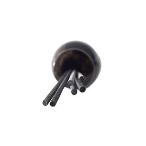 LZ teint <span class=keywords><strong>en</strong></span> noir couleur unie fait à la main coup de bouche vente <span class=keywords><strong>en</strong></span> gros <span class=keywords><strong>en</strong></span> vrac de haute qualité verre vide rituel premium diffuseur bouteille d'apothicaire - Product Image 5