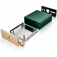 Boîtier de serveur sur rack 2U 19 pouces en tôle sur mesure, avec couvercle en acier inoxydable SUS304 brossé, estampage et pliage