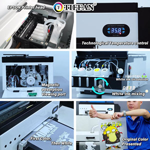 Neue DTF Tintenstrahl-Folienaufkleber T-Shirt Druckmaschine Wärmeübertragung Sublimation Rollendruck <span class=keywords><strong>Flex</strong></span> XP600 Druckkopf A3+ Halbautomatisch - Product Image 2