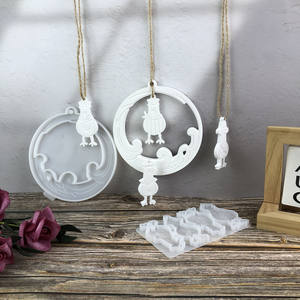 Moule en silicone pour résine fait main, style DIY, ornements décoratifs et outils pour gâteaux, pour la fabrication de résine, moule en plâtre - Product Image 1