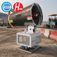 Canon à brouillard automatique de 60 m avec pompe haute capacité et capteurs intelligents pour la protection de l'environnement dans les grandes usines