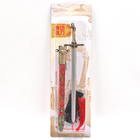 Épée miniature en alliage de zinc de haute qualité, entièrement métallique, jeu d'épée, Oathkeepers, 22 cm, mini katana avec fourreau éjectable