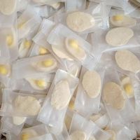 Friandises lyophilisées pour animaux de compagnie : Œuf poché, poulet et jaune d'œuf – Snack riche en protéines pour chiens et chats, pour la santé de la peau et du pelage, vente en gros OEM