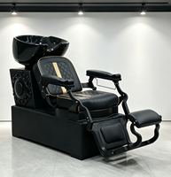 Nouvelle Arrivée - Fauteuil de Lavage de Cheveux Robuste Style Vintage Inclinable pour Salon de Coiffure et Services de Lavage de Cheveux