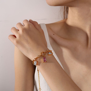 Colgantes Geométricos de Cristal con Circonitas Multicolor en Engaste de Bisel, Accesorios de Joyería DIY, Unisex para Uso Diario - Product Image 4