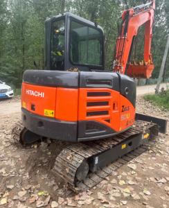 Excavadora de cadenas pequeña Hitachi ZX50U de segunda mano con motor original, excavadora pequeña Hitachi ZX50U de 5 toneladas usada en stock para exportación - Product Image 4