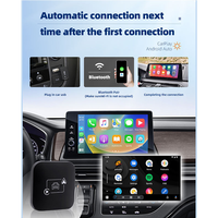 Adaptateur CarPlay sans fil Android Auto Multimédia 2 en 1 Boîte de streaming multimédia pour voiture Boîte Tbox Adaptateur CarPlay USB Dongle CarPlay