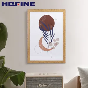 HOFINE-pintura Rosa sencilla y moderna para decoración de pared, pintura nórdica para sala de estar y comedor