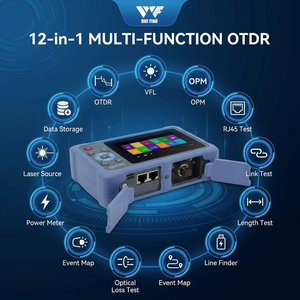 WF4000D Mini 12 en 1 1310 1550nm 100km 26 24dB VFL OPM con Pantalla Táctil, Probador de Fibra Óptica Portátil FTTH FTTx - Product Image 1