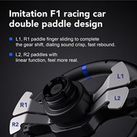 Nouveau volant de course PXN-V99 Force Feedback 900 degrés pour simulateur de conduite automobile, compatible PS4, PS3, PC, Xbox