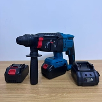 Marteau perforateur électrique sans fil à moteur sans balais alimenté par batterie lithium-ion, 3600 BPM, marteau de démolition sans fil, couple maximal de 95,9 pi-lb, bricolage