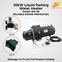 OkyRie Chauffe-eau de stationnement diesel 12V 24V 30KW avec préchauffeur moteur et interrupteur à bascule, chauffage de cabine pour camion, camping-car, bateau - Vente en gros