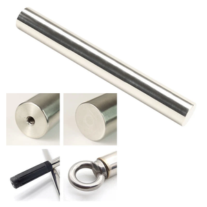 แท่งแม่เหล็กแข็งแรง15000Gauss แท่งแม่เหล็กยาว50ซม. 70ซม. 25มม. เพื่อแยกโคลตันกับสิ่งสกปรก - Product Image 2