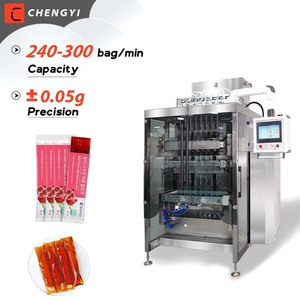 Máquina automática de envasado de helados, paletas de hielo, jugos de frutas y gelatinas envasados en barra de 20ml y 30ml con sellado trasero multivía - Product Image 1