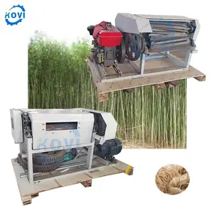 Automatische Hanf Sisal Ananas Blatt Faser Dekor tikator Dekor ti kation maschine Hanf Jute Ramie Peeling Maschine Preis