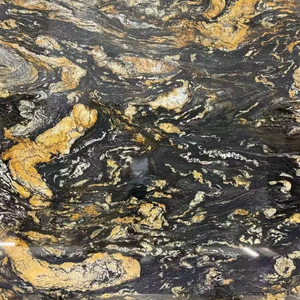Plan de travail de cuisine en granit Magma Gold <span class=keywords><strong>Black</strong></span> Taurus, design moderne, pour villas, garantie 1 an, conception graphique - Product Image 2