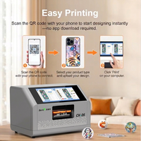 Nouvelle imprimante UV automatique Beric A5 I3200/DX7 avec écran tactile, machine à jet d'encre numérique portable de bureau, pour coques de téléphone, cadeaux personnalisés DIY