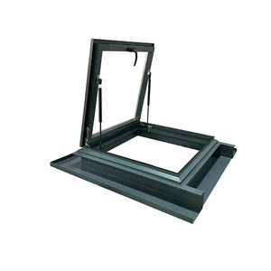 Puits de lumière de conception moderne avec ouverture automatique Qualité Focus sur le soudage sans soudure Vente directe d'usine Puits de lumière de toit en <span class=keywords><strong>pente</strong></span> Fuite - Product Image 2