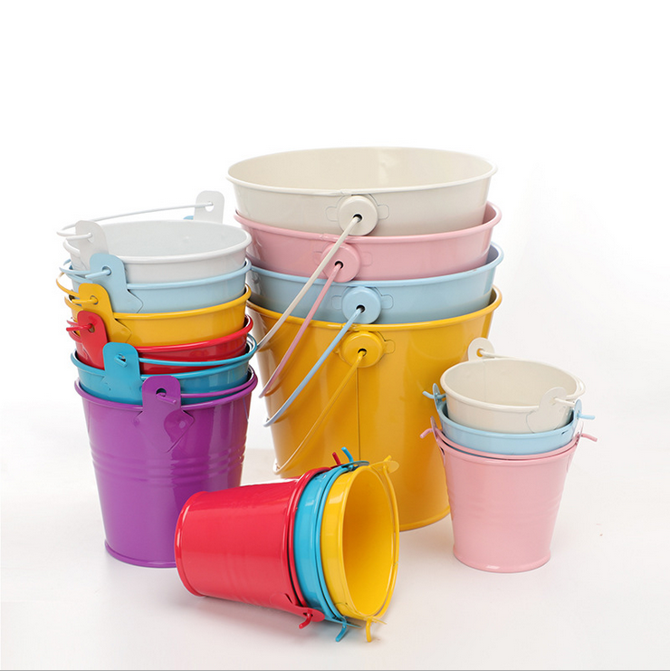 Классическая точечная жесть, ведро, цветочный горшок, комнатный горшок, оптовая продажа, подарок, Декор, логотип, стильная ваза, напольное растение, небольшие комплекты