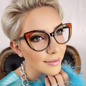 Lunettes anti-lumière bleue œil <span class=keywords><strong>de</strong></span> chat 2026, nouvelle collection, monture en <span class=keywords><strong>plastique</strong></span> pour <span class=keywords><strong>femme</strong></span>, lunettes <span class=keywords><strong>de</strong></span> lecture, monture œil <span class=keywords><strong>de</strong></span> chat - Product Image 3