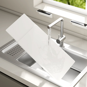 Étagère d'extension pour rebord de fenêtre Sea Shark en acier au carbone, étagère de rangement de cuisine, support de bureau, étagère polyvalente pour ustensiles - Product Image 4