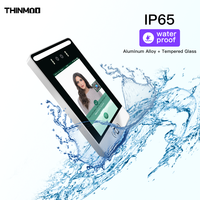 Thinmoo - Videoportero Biométrico Profesional con Carcasa Metálica, Control de Acceso Facial, Escáner de Código QR para una Entrada Segura a la Villa