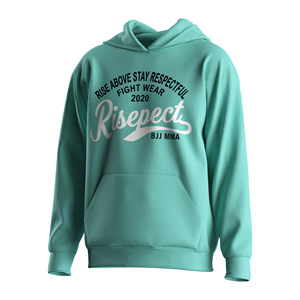 Sudadera con Capucha MMA para Hombre, Diseño 3D con Logotipo Estampado, Mezcla de Algodón, Costuras Reforzadas para Calentamiento - Product Image 2