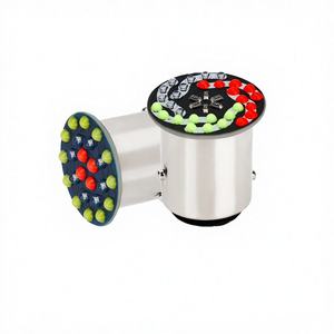 ไฟมอเตอร์ไซค์ใหม่ 30smd 1157 ซิลิกาเจล RGB LED ไฟเบรก ไฟถอยหลัง ไฟเลี้ยวรถยนต์ อุปกรณ์เสริม - Product Image 2