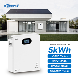 แบตเตอรี่โซลิดสเตท IP65 ลิเธียม 5 กิโลวัตต์ชั่วโมง แบบติดผนัง สำหรับเก็บพลังงานภายในบ้าน ความจุ 100 แอมป์ชั่วโมง 51.2 โวลต์ รุ่น LW51103AS เกรด B - Product Image 5