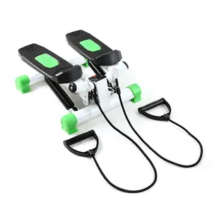 Mini Stepper Oefenmachine Met Weerstandsband, Zonnige Gezondheid Fitness Mini Stepper Voor Oefening Laag, Mini Transportband Stepper
