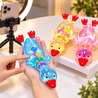 Jouet à presser en silicone transparent Ducky, étrangement apaisant