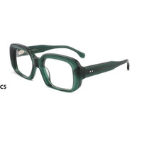 Rétro Moyen Carré Cadre Écaille de Tortue ACÉTATE Lunettes Cadre Acétate Optique Hommes Lunettes Acétate Lunettes Cadre