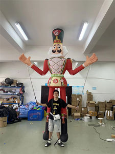 Parade Performance LED Éclairage <span class=keywords><strong>Casse</strong></span>-<span class=keywords><strong>Noisette</strong></span> Gonflable Marionnette <span class=keywords><strong>Costume</strong></span> Gonflable De Noël pour La Publicité - Product Image 2