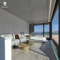 Innovadora Casa Contenedor Tipo Cápsula Espacial, Casa Móvil de Lujo Expandible y Portátil para Uso Vacacional