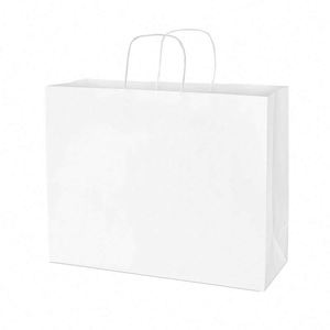 Sacchetto <span class=keywords><strong>di</strong></span> carta kraft <span class=keywords><strong>di</strong></span> lusso con finestra trasparente <span class=keywords><strong>di</strong></span> alta qualità borsa in cina borsa per la spesa in carta kraft artigianale - Product Image 4