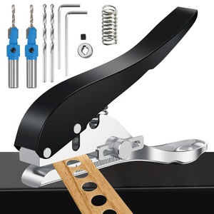 Nouvel outil de perforation portatif pour chantournage, poinçon de menuiserie à biseau affleurant, conception à poignée métallique pour une durabilité accrue - Product Image 3