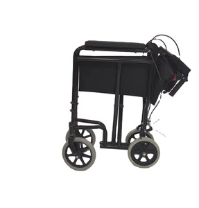 Tiện nghi y tế phục hồi chức năng Xe Lăn siêu nhẹ có thể điều chỉnh Gấp Tựa lưng Hướng dẫn sử dụng xe lăn cho người già khuyết tật - Product Image 2