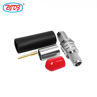 Usine SMA femelle Jack écrou cloison à sertir pour LMR240 BJR-240 H-155 H155 RG59 4DFB RF connecteurs coaxiaux coaxiaux en Stock