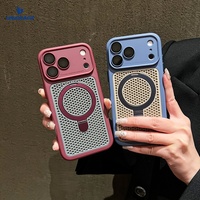 Funda Magnética para iPhone 16 Pro, Funda para iPhone 17 con Soporte, Cubierta Refrigerante para 13 Pro Max