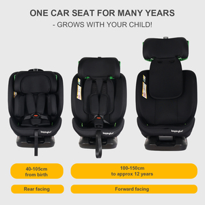 Seggiolino <span class=keywords><strong>Auto</strong></span> per Bambini ECE R129 con Cintura Veicolare, Seggiolino di Sicurezza I-Size 0-12 Anni 40-150cm Gruppo 0+/1/2/3 Orientabile Verso l'Avanti e Verso il Retro - Product Image 3