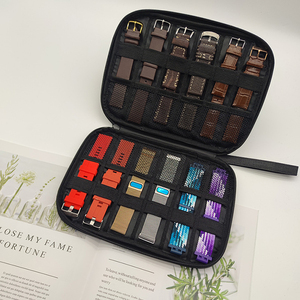 Bolsa de exhibición portátil al por mayor <span class=keywords><strong>para</strong></span> correas de <span class=keywords><strong>reloj</strong></span> con asa, cremallera, nailon, bolsa de almacenamiento de viaje <span class=keywords><strong>para</strong></span> correas de <span class=keywords><strong>reloj</strong></span> inteligente <span class=keywords><strong>para</strong></span> <span class=keywords><strong>Apple</strong></span> - Product Image 3