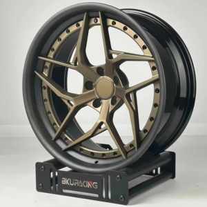 Jantes Bku en fibre de carbone forgée en 2 parties 5x120.65 pour C6 C7 C8 Z06 ZR1 E-Ray 19 -22 pouces, jantes personnalisées - Product Image 6