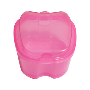 Boîte de rangement pour prothèses dentaires en forme de pomme, étui à dents en PP, couleur personnalisée, conteneur d'hygiène buccale - Product Image 3