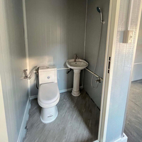 Casa Contenedor Prefabricada de Bajo Costo y Duradera, Cabina de Oficina Portátil para Obras de Construcción, Edificio Modular Temporal, Dormitorio para Personal