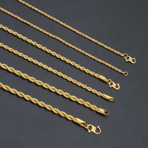 Jxx Joyería de Latón de Lujo, Cadenas de Oro para Hombre, Estilo Hip Hop, en Oferta, Collar de 45 cm/50 cm/60 cm de Longitud, Precio al por Mayor - Product Image 1
