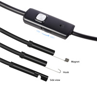 Mini caméra endoscopique 7 mm/5,5 mm avec connecteur micro USB pour Android PC, caméra d'inspection souple, boroscope, étanche IP67